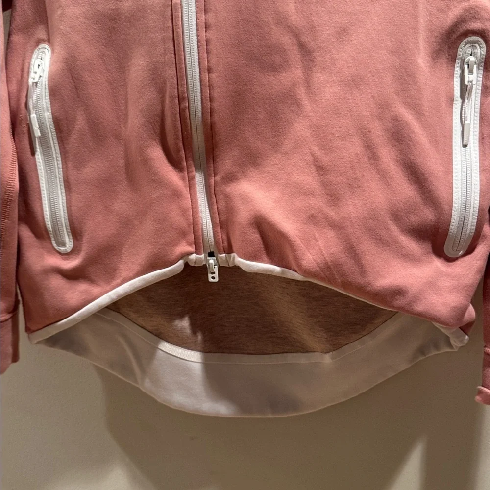 Nike Tech Fleece Full-Zip Cape Hoodie Women’s XSmall Pink Athletic Casual
